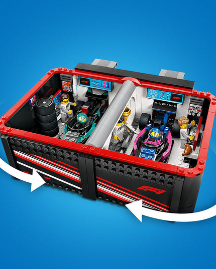 LEGO® City F1® Garage & Mercedes-AMG & Alpine Cars Set 60444