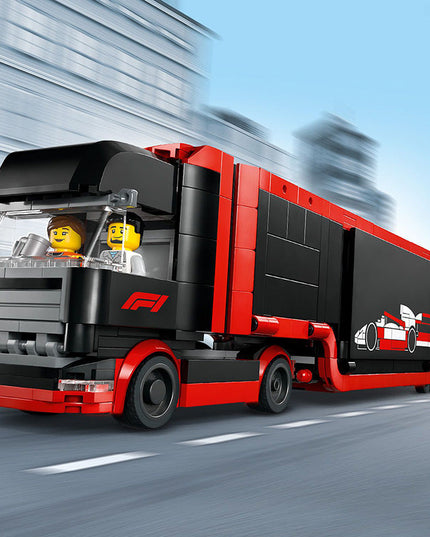 LEGO® City F1® Truck with RB20 & AMR24 F1 Cars Playset 60445