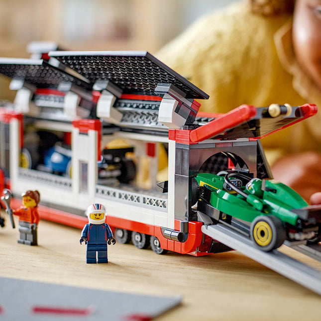 LEGO® City F1 Truck with RB20 & AMR24 F1 Cars Playset 60445