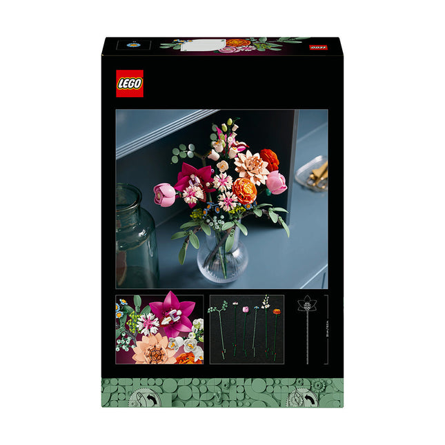 LEGO® ICONS Pretty Pink Flower Bouquet Decor Set 10342