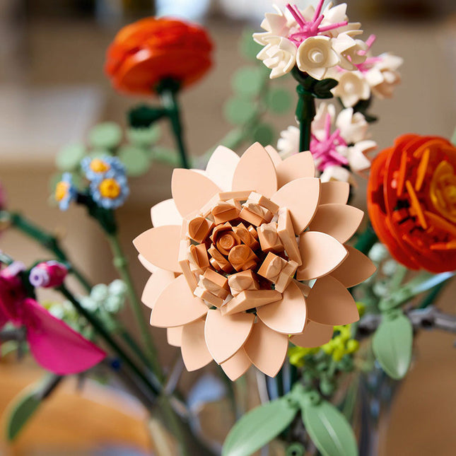 LEGO® ICONS Pretty Pink Flower Bouquet Decor Set 10342