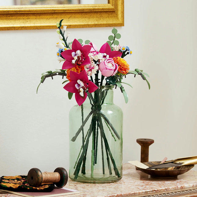 LEGO® ICONS Pretty Pink Flower Bouquet Decor Set 10342