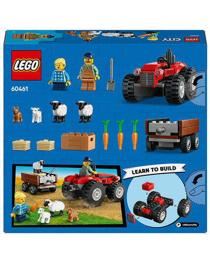 LEGO® City Red Farm Tractor with Trailer & Sheep Toys 60461
