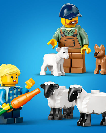 LEGO® City Red Farm Tractor with Trailer & Sheep Toys 60461
