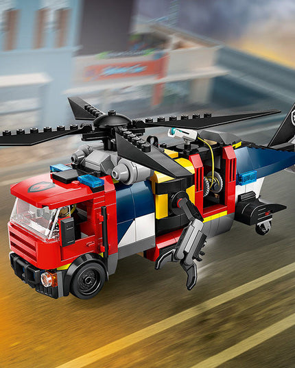 LEGO® City Helicopter, Fire Engine & Submarine Remix 60462