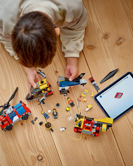 LEGO® City Helicopter, Fire Engine & Submarine Remix 60462