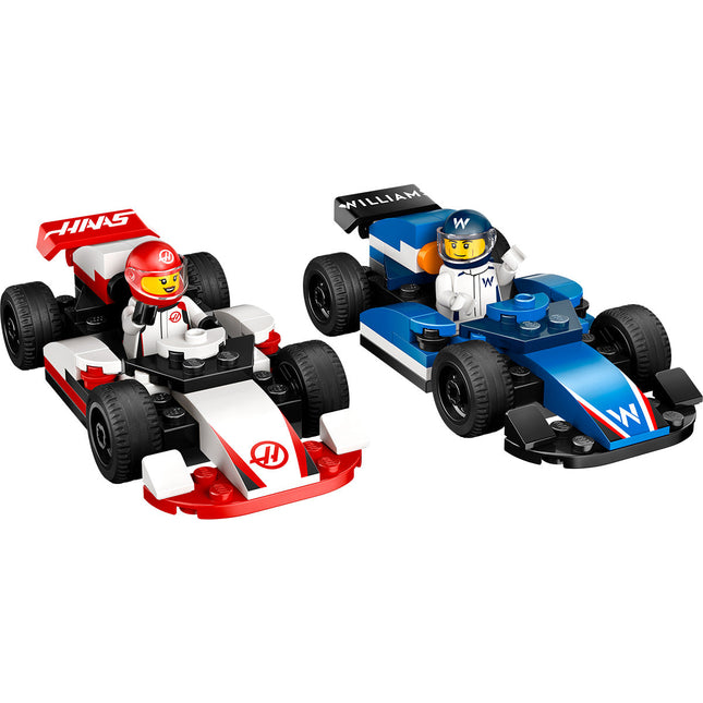 LEGO® City F1 Williams Racing & Haas F1 Race Cars Set 60464