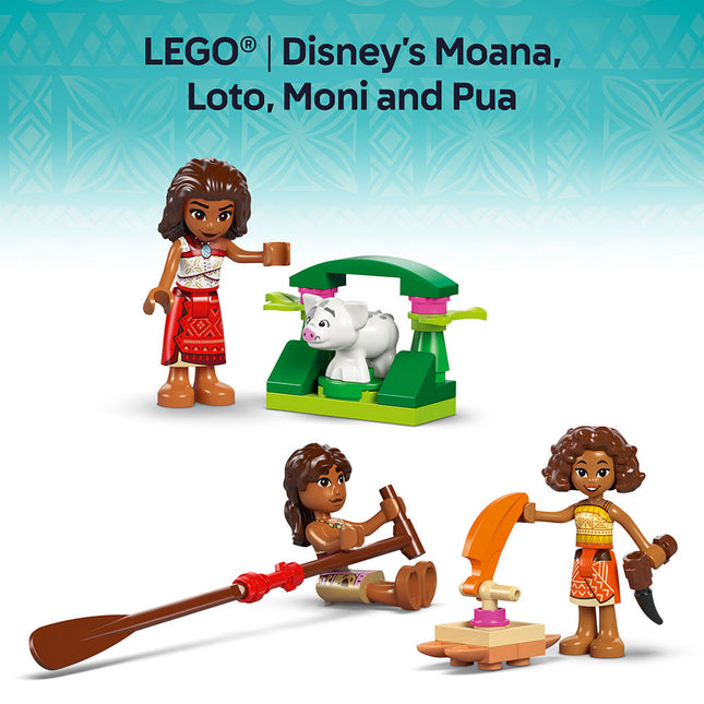 LEGO® | Disney Princess™ Moana’s Adventure Canoe Building Toy 43270