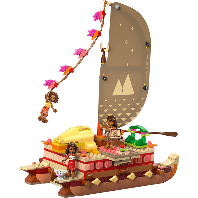 LEGO® | Disney Princess™ Moana’s Adventure Canoe Building Toy 43270