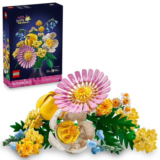 LEGO® Botanicals Petite Sunny Bouquet Flower Decor Set for Kids 10347