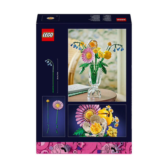 LEGO® Botanicals Petite Sunny Bouquet Flower Decor Set for Kids 10347