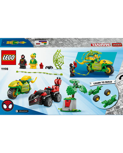 LEGO® Marvel Spidey and his Amazing Friends Spin and Electro Dinosaur Vehicle Chase 11198