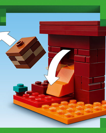 LEGO® Minecraft® The Nether Lava Battle Building Toy 21266