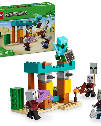 LEGO® Minecraft® The Illager Desert Patrol Building Toy 21267