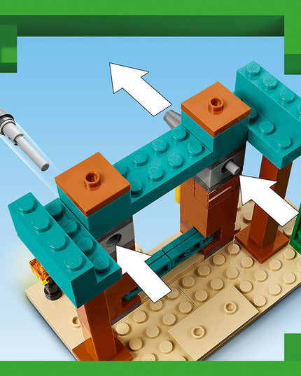 LEGO® Minecraft® The Illager Desert Patrol Building Toy 21267