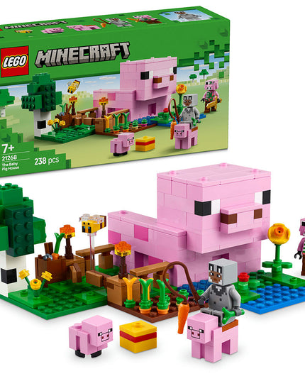LEGO® Minecraft® The Baby Pig House with Animal Toys 21268