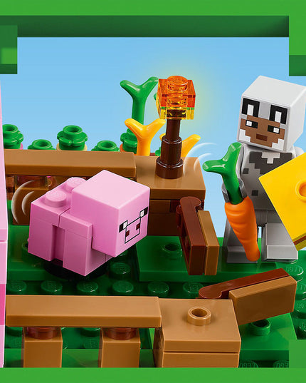 LEGO® Minecraft® The Baby Pig House with Animal Toys 21268