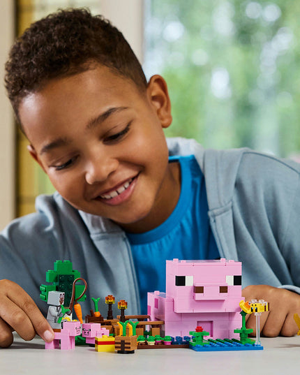 LEGO® Minecraft® The Baby Pig House with Animal Toys 21268
