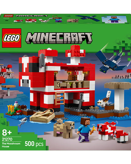LEGO® Minecraft® The Mooshroom House Building Toy Set 21270