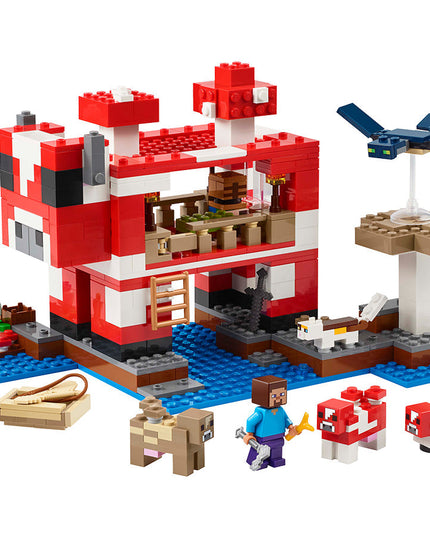 LEGO® Minecraft® The Mooshroom House Building Toy Set 21270