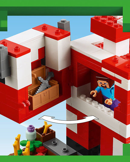 LEGO® Minecraft® The Mooshroom House Building Toy Set 21270