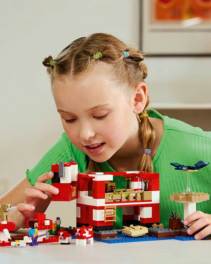 LEGO® Minecraft® The Mooshroom House Building Toy Set 21270