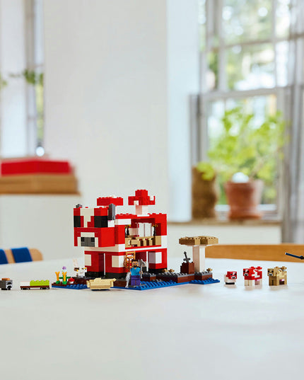 LEGO® Minecraft® The Mooshroom House Building Toy Set 21270
