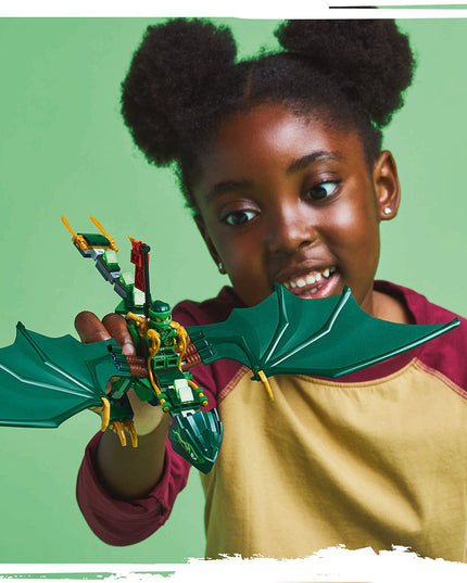 LEGO® NINJAGO® Lloyd’s Green Forest Dragon Toy for Kids 71829