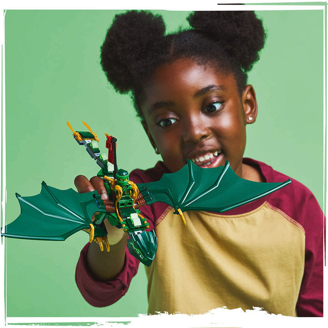 LEGO® NINJAGO® Lloyd’s Green Forest Dragon Toy for Kids 71829