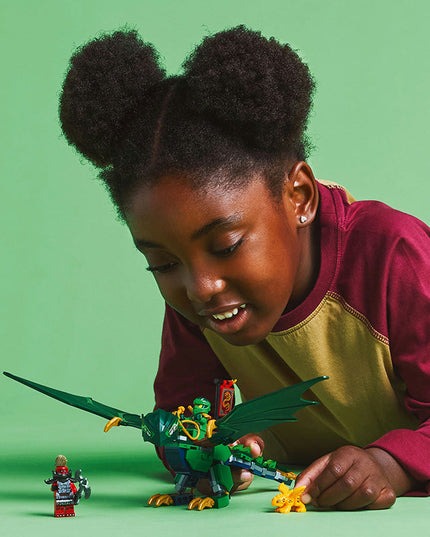LEGO® NINJAGO® Lloyd’s Green Forest Dragon Toy for Kids 71829
