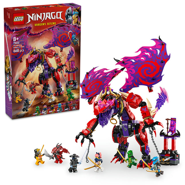 LEGO® NINJAGO® Thunderfang Dragon of Chaos Ninja Toy Set 71832