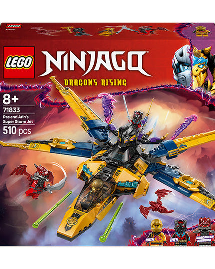 LEGO® NINJAGO® Ras and Arin’s Super Storm Jet Ninja Toy 71833