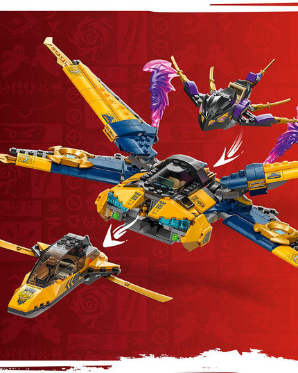 LEGO® NINJAGO® Ras and Arin’s Super Storm Jet Ninja Toy 71833