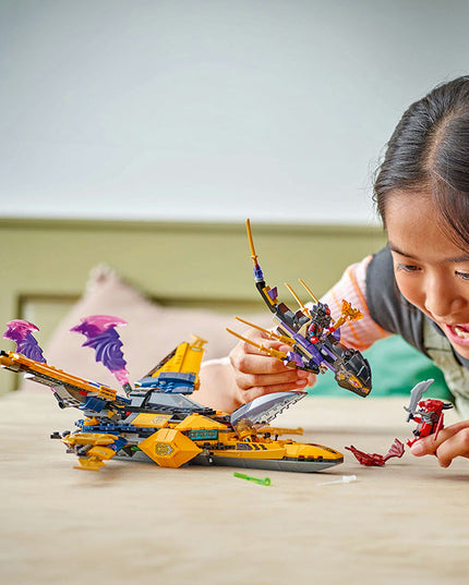 LEGO® NINJAGO® Ras and Arin’s Super Storm Jet Ninja Toy 71833