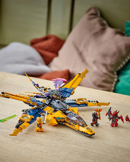LEGO® NINJAGO® Ras and Arin’s Super Storm Jet Ninja Toy 71833