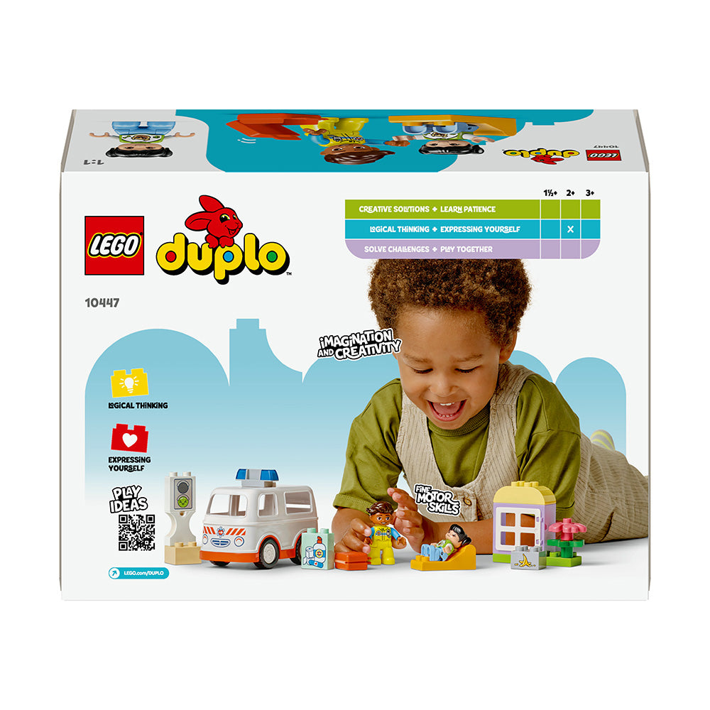 LEGO® DUPLO® Ambulance Driver, Toddler Learning Toys 10447