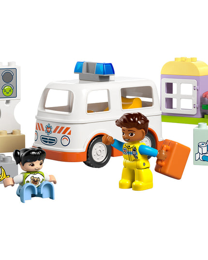 LEGO® DUPLO® Ambulance & Driver, Toddler Learning Toys 10447
