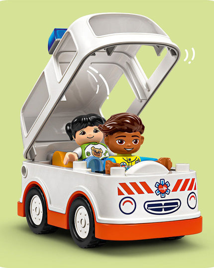 LEGO® DUPLO® Ambulance & Driver, Toddler Learning Toys 10447