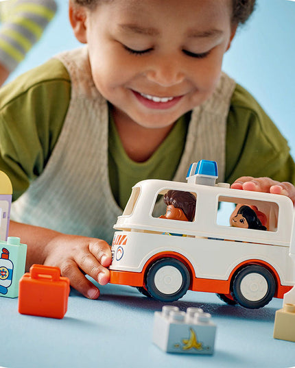 LEGO® DUPLO® Ambulance & Driver, Toddler Learning Toys 10447