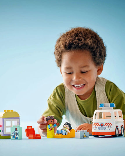 LEGO® DUPLO® Ambulance & Driver, Toddler Learning Toys 10447