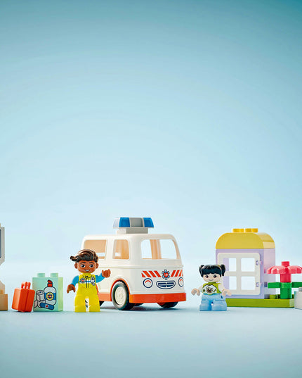 LEGO® DUPLO® Ambulance & Driver, Toddler Learning Toys 10447