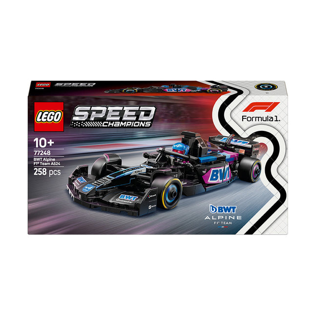 LEGO® Speed Champions BWT Alpine F1® Team A524 Race Car Toy Vehicle 77248