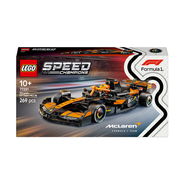 LEGO® Speed Champions McLaren F1® Team MCL38 Race Car Vehicle Set 77251