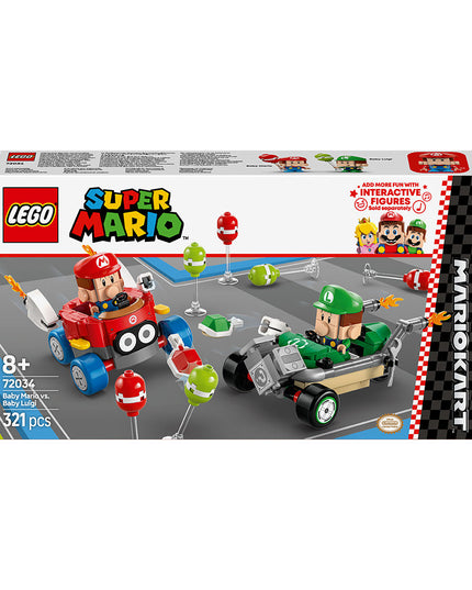 LEGO® Super Mario™: Mario Kart™ – Baby Mario vs. Baby Luigi Toy 72034