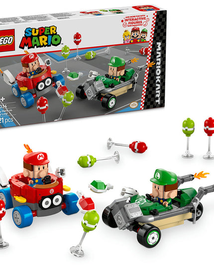 LEGO® Super Mario™: Mario Kart™ – Baby Mario vs. Baby Luigi Toy 72034