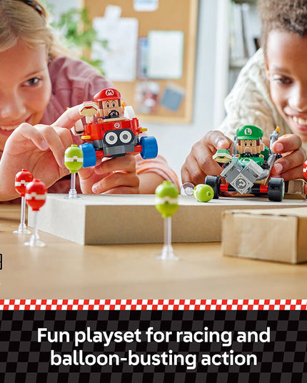 LEGO® Super Mario™: Mario Kart™ – Baby Mario vs. Baby Luigi Toy 72034