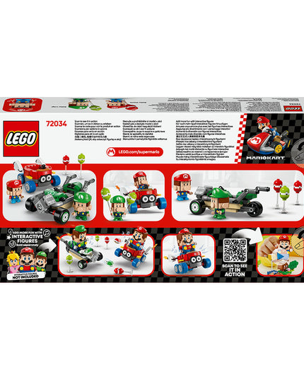 LEGO® Super Mario™: Mario Kart™ – Baby Mario vs. Baby Luigi Toy 72034