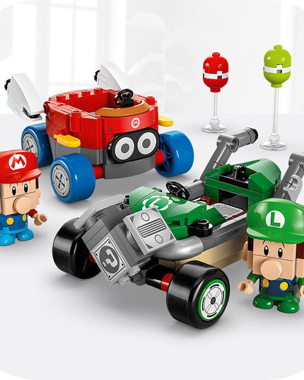 LEGO® Super Mario™: Mario Kart™ – Baby Mario vs. Baby Luigi Toy 72034