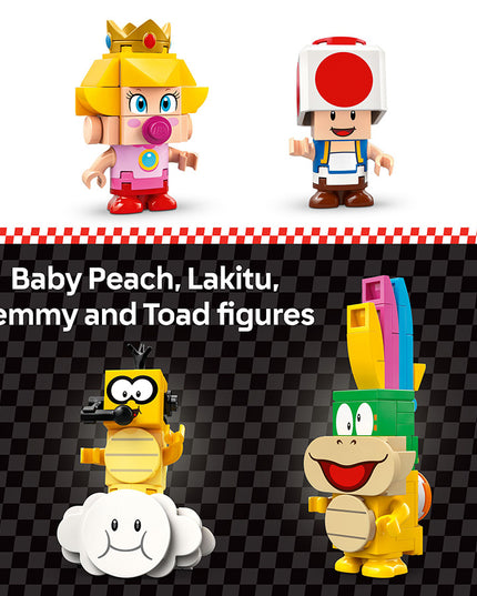 LEGO® Super Mario™: Mario Kart™ – Baby Peach & Grand Prix Set, Racing Toy 72036