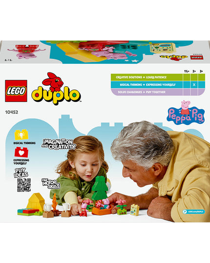 LEGO® DUPLO® Peppa Pig Camping Trip Building Playset with Canoe Toy 10452